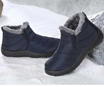 Warm Slip-On Winter Combat Snow Boots