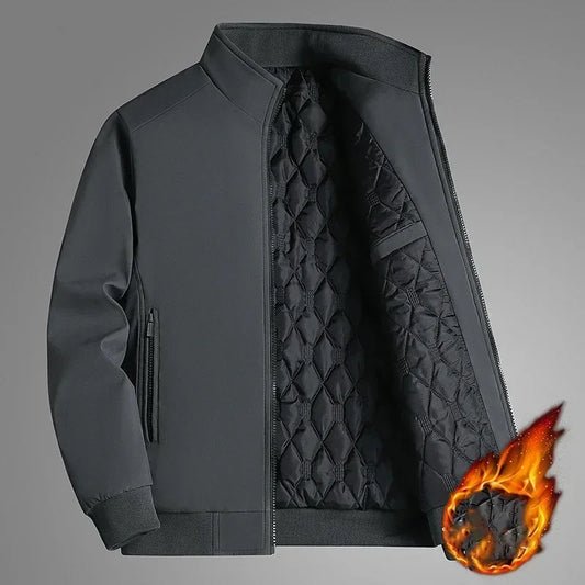 Waterproof Stand Collar Business Casual Coat