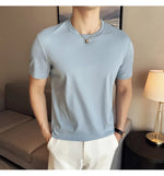 Men's Summer Ice Silk Cotton T-Shirt