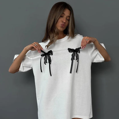 Women – O-Neck Korean Fashion Tee