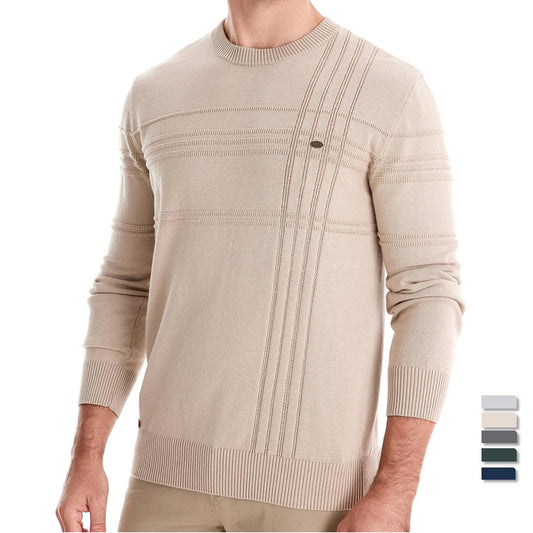 Striped Crewneck Sweater - Cozy & Stylish