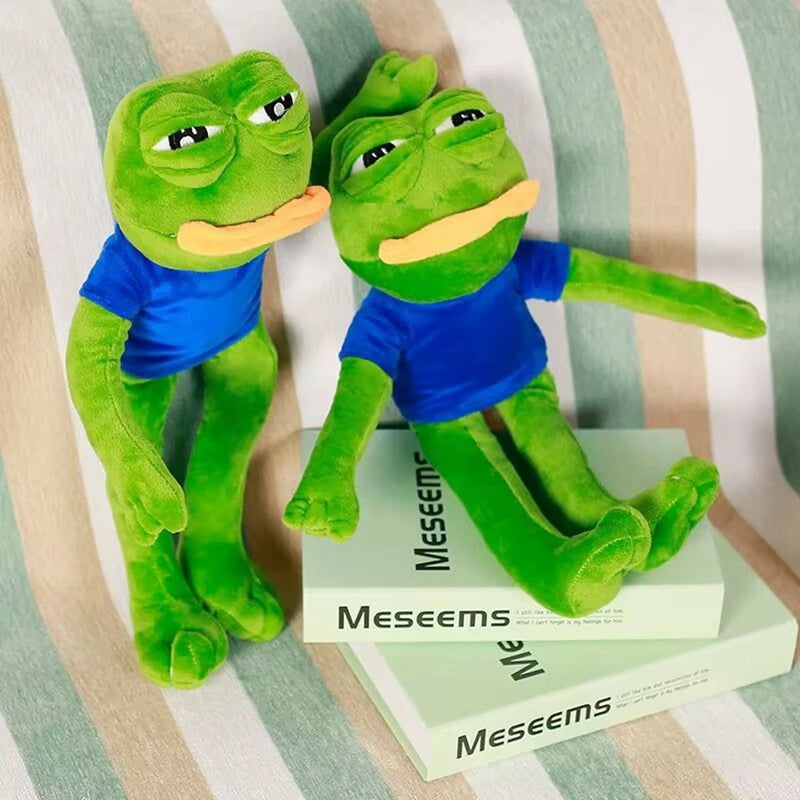 Pepe Frog Crying Plush – Funny & Unique