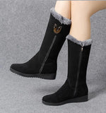 Warm Chelsea High Fur Boots for Women