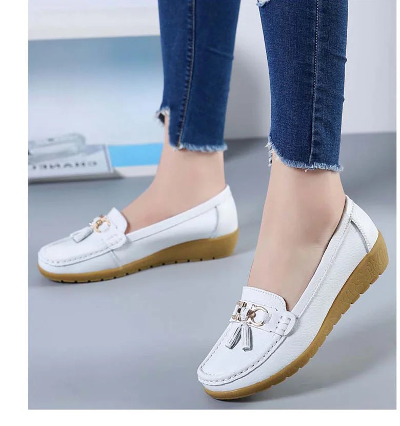 Women’s Slip-On Sports Shoes with Low Heels