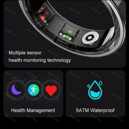 Qring R09/R06 Smart Fitness Ring – Waterproof, Remote Control, 2024 New Arrival