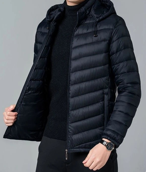 Lightweight Down Puffer Jacket – Casual Winter Padding Coat