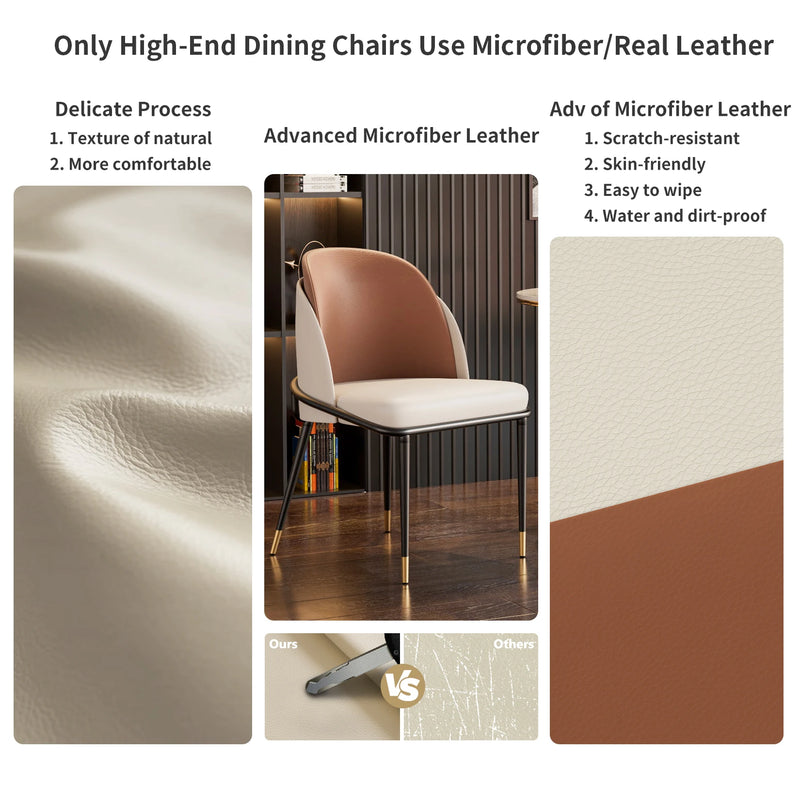 Upholstered Modern Wooden Dining Room Chairs