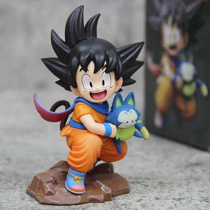 Childhood Goku & Puaru Kawaii Figurine