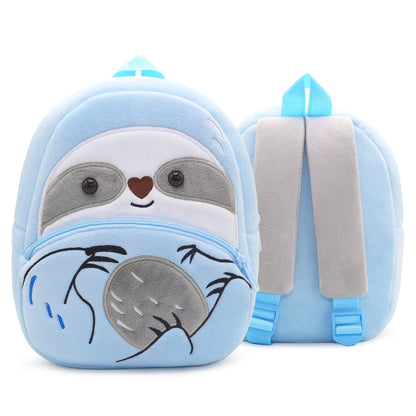Cute Cartoon Animal Plush Backpack for Kindergarten Kids
