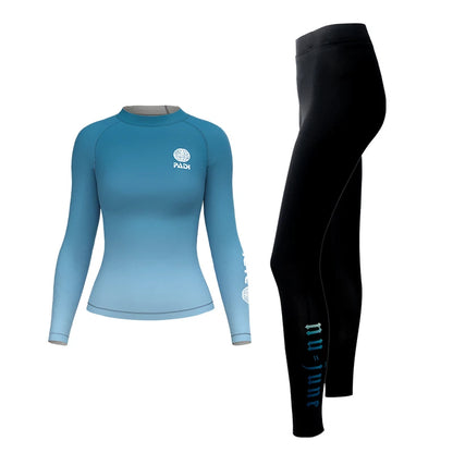 Custom Printed Long Sleeve Rash Guard for Men and Women Surfing Swimwear
