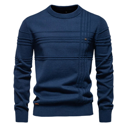 Striped Crewneck Sweater - Cozy & Stylish