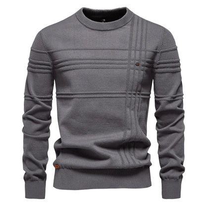 Striped Crewneck Sweater - Cozy & Stylish