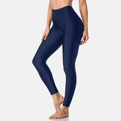 Anfilia High Waisted Swim Leggings for Women – Modest Swim Tights