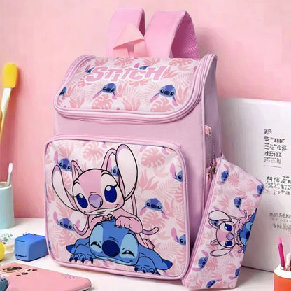 Disney Stitch Kids Backpack & Makeup Bag Set