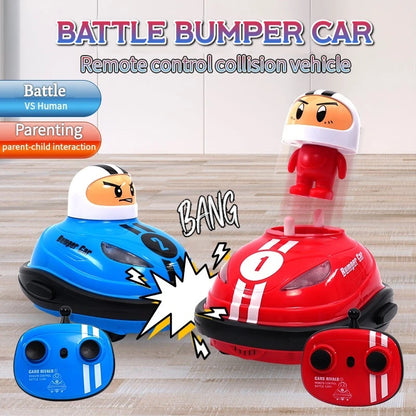 RC Super Battle Bumper Car with Pop-Up Doll – 2.4G Remote Control Toy