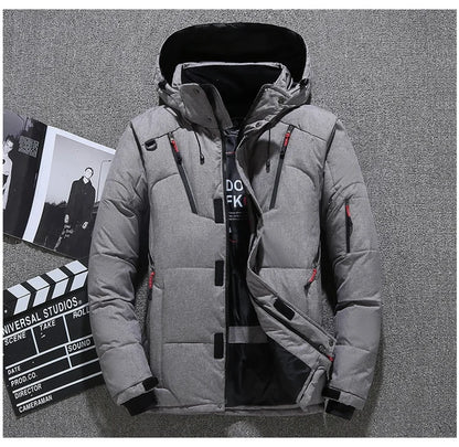 Winter Fashion Thicken Men Parkas Coats with Hood