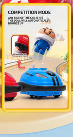 RC Super Battle Bumper Car with Pop-Up Doll – 2.4G Remote Control Toy