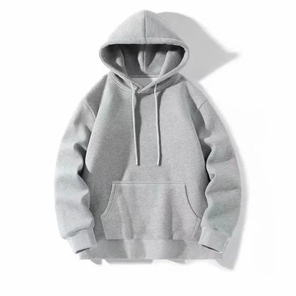 [Plus Size] Hooded Pullover Sweater for Men