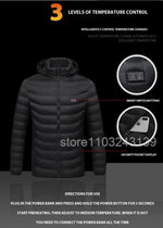 Heated Jacket for Men – Waterproof & Tactical