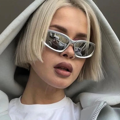 Y2K Punk Sports Sunglasses for Men and Women UV400 Vintage Eyewear