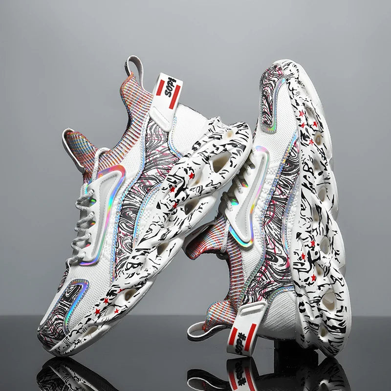Men’s Luxury Fashion Sneakers – Breathable Casual Running Trainers