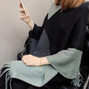 Elegant Ladies Poncho Cape Sweater