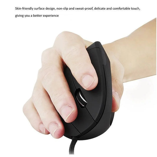 Ergonomic Right-Hand RGB Gaming Mouse - 3200 DPI, Optical, USB