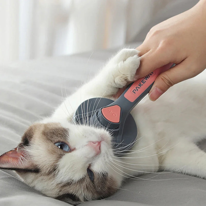 Self-Cleaning Pet Grooming Brush for Dogs & Cats