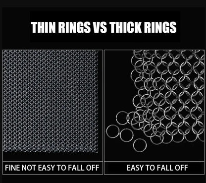 316 Stainless Steel Cast Iron Cleaner Chainmail Scrubber