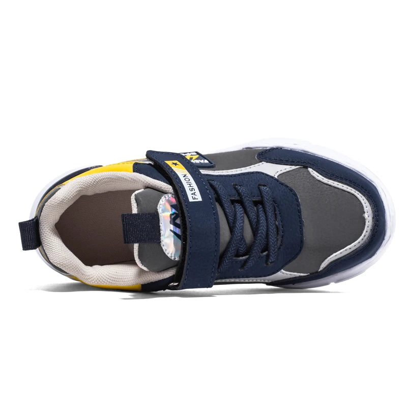 Kids’ Lightweight Sports Sneakers – Breathable Running Shoes for All Seasons