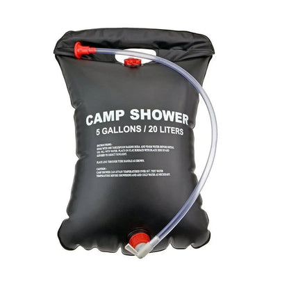 20L Solar Heated Camping Shower Bag for Outdoor Hiking and Travel