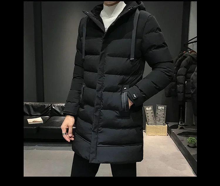 Men Long Down Jackets Winter Coats Chaquetas