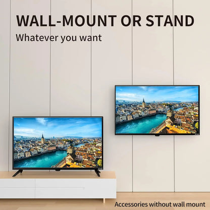32-Inch 720p HD LED TV - Flat Screen Monitor with HDMI & USB