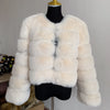 Women's High-Quality Faux Fox Fur Coat