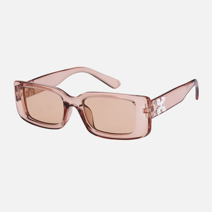 Retro Rectangle Cycling Sunglasses for Men and Women UV400 Protection