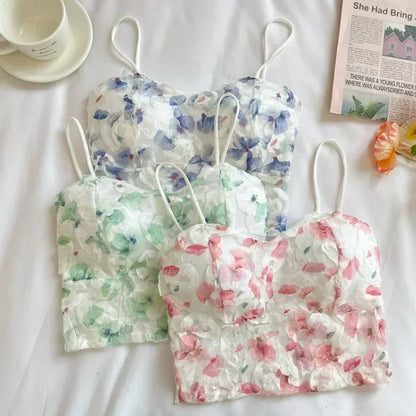 Vintage Lace Sleeveless Blouse for Women