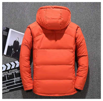 Winter Fashion Thicken Men Parkas Coats with Hood