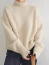 Luxurious 100% Cashmere Turtleneck Sweater for Women