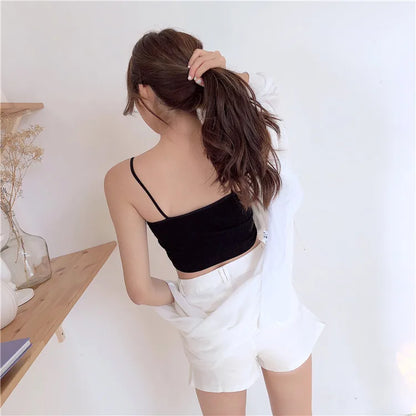 Slim Fit Korean-Style Women’s Seamless Tank Top