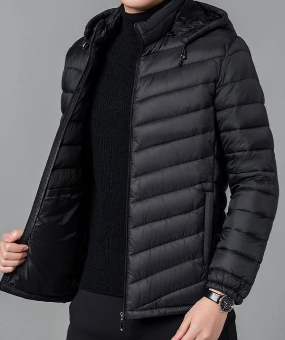 Lightweight Down Puffer Jacket – Casual Winter Padding Coat