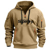 Men's Multi-Pocket Zipper Hoodie - European Size