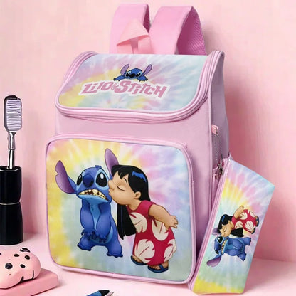 Disney Stitch Kids Backpack & Makeup Bag Set