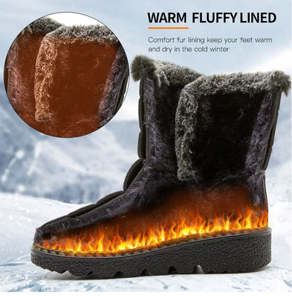 Stylish Women's Winter Boots - Waterproof, Warm