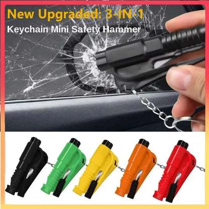 Safety Hammer Car Escape Tool 3-in-1 Window Breaker