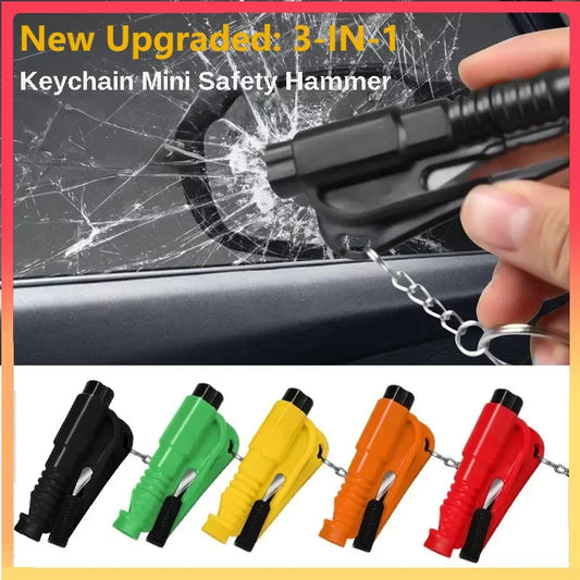 Safety Hammer Car Escape Tool 3-in-1 Window Breaker
