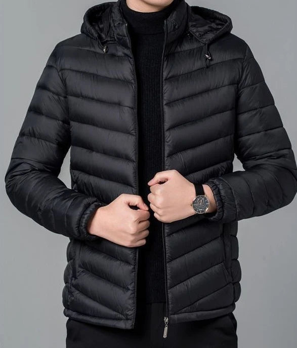 Lightweight Down Puffer Jacket – Casual Winter Padding Coat