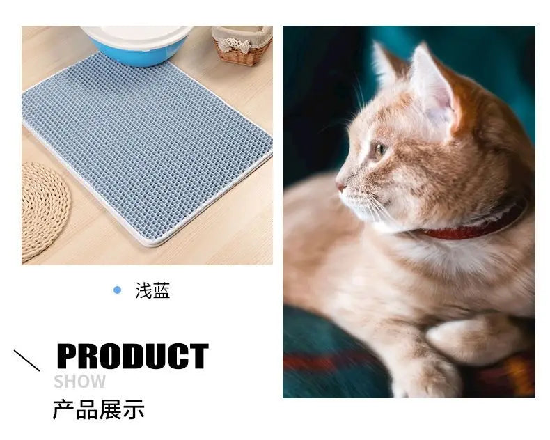 Waterproof Double-Layer Cat Litter Mat