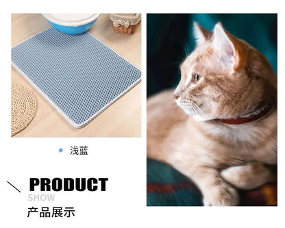 Waterproof Double-Layer Cat Litter Mat