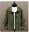 Men's Solid Color Polar Fleece Jacket