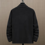 Men's Solid Color Polar Fleece Jacket